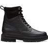 Clarks Girl's Praguestyle K. Mid Calf Boot, Pelle nera, 7.5 UK Child