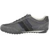 Geox U Wells C, Sneakers Uomo, Grigio (Dk Grey), 46 EU
