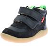 Kickers Kickfresho, Scarpe da Ginnastica Unisex-Bambini, Marina, 18 EU