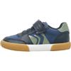 Geox Ragazzo B GISLI Boy A Sneaker, Navy/Olive, 23 EU