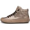 Candice Cooper Plus Chic Tamponato Calf/Metal Viperlike Goat Skin Taupe-Bronze Scarpe con lacciDonna