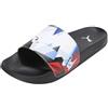 PUMA Unisex Adults BMW MMS LEADCAT 2.0 GRAPHIC Slide Sandal, PUMA BLACK, 37 EU