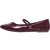 Only Onlakira-3 Pu Mary Jane Ballerina, Borgogna, 36 EU, Bordeaux, 36 EU