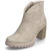 Rieker Donna Stivaletti Y2553, Signora Bottini,Boots,Stivale,Mezzo Stivale,Scarpa di Transizione,Scarpa Invernale,Foderato,Beige (Beige / 60),40 EU / 6.5 UK