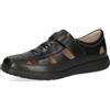 CAPRICE Mocassini da Uomo con Chiusura a Strappo Traforati, Nero (Black Nappa), 40 EU