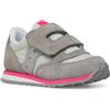Saucony Baby Jazz HL, Scarpe da Ginnastica Unisex - Bambini e Ragazzi, Grey Silver Pink 2, 22 EU