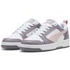 Puma Rebound V6 Low, Sneaker Unisex - Adulto, White Mauve Mist Plum Jam, 46 EU