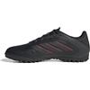 Adidas Unisex - Adulto Copa Pure III Club Turf Football Boots, Core Black/Carbon/Lucid Red, 46 EU