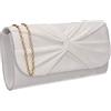 SwankySwans Pochette Louise da donna, taglia unica, bianco, One Size