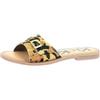 Kickers Kick Diwana, Infradito Donna, Cammello Leopard, 37 EU