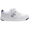 Joma W.Harvard Jr 2543 Blanco Marino, Scarpe da Ginnastica Unisex-Bambini e Ragazzi