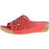 Andrea Conti Damen Pantolette, Mocassino Basso Donna, Colore: Rosso, 35 EU