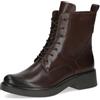 CAPRICE Stivaletti da donna in pelle con cerniera, Marrone (Dk Brown Nappa), 38,5 EU
