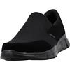 Skechers Equalizer Persistent, Scarpa Bassa Uomo, Nero Black Dark, 39 EU