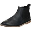 JACK & JONES Jfwbravo-Stivale Chelsea in Pelle, Uomo, Marrone Pietra, 44 EU
