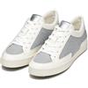 Geox D BLOMIEE B, Scarpe da Ginnastica Donna, Silver/Optic White, 40 EU