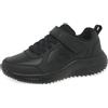 Skechers Bounder Power Study, Scarpe sportive Bambini e ragazzi, Black Synthetic Black Trim, 28.5 EU