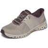 Skechers Donna Glide-Step Stargaze Slip-In ALLENATRICE, Dark Taupe Mesh, 37.5 EU