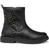 Geox J Eclair Girl, Stivale alla Caviglia, Nero, 26 EU