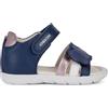 Geox Sandalo B Alul Bambina, Rosa Avio, 7 UK Child