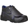 Portwest FW22 Stivali Antinfortunistici Tallone con Assorbimento di Energia | Nero, 43, S3 EN ISO 20345, Cuciture Resistenti alla Fiamma, Puntale Protettivo in Acciaio, Suola Resistente al Calore 300°C