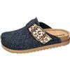 Fischer Markenschuh Fischer Jutta, Ciabatte Donna, Blu Jeans, 36 EU