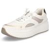 MARCO TOZZI Sneakers Alte Donna Tacco a Zeppa con Lacci e Zip