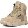 FREE SOLDIER Stivali da Uomo Ultraleggeri Stivali da Lavoro Tattici Militari 6 inch High-Tops Stivali da Neve Traspiranti Traspiranti per Camminare a Piedi