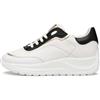 Candice Cooper Spark 010-Sneakers in Pelle-Bianco