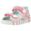 Geox B SANDAL IUPIDOO GIR - Sandalo Bambina, Salmon/White,