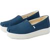 TOMS Alp Midform, Mocassino Basso Donna, Majolica Blue Canvas, 40 EU