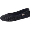 Manitu Home Pantofole, Donna, Nero, 39 EU