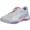 PUMA Nova Court Pickleball Shoes, Scarpe da Ginnastica Donna, Silver Mist White Vivid Violet, 40 EU