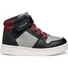 Geox B Eclyper Boy, Scarpe da Ginnastica Bimbo 0-24, Nero Bordeaux, 20 EU