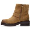Clarks Rebelle Buckle Womens Walnut Suede, 4
