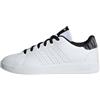 Adidas Donna Advantage Base 2.0 Shoes, Cloud White/Cloud White/Core Black, 40 2/3 EU