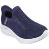 Skechers Sneaker Sportive Relaxed Fit Donna, Marina Militare, 36 EU