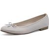Tamaris ballerina da donna bassa metallico 39 EU