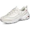 Skechers Skechers D'lites, Sneaker Donna, Ribete Bianco Duraleather Lavanda, 39 EU