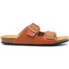 Dr. Scholl's Scholl Didier, Sandali Uomo, 2 cinturini, Cognac, 48 EU
