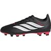 adidas Unisex - Bambini e Ragazzi Predator Club Firm Ground/Multi Ground Football Boots Kids Shoes, Core Black/Ftwr White/Lucid Red, 31 EU