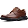 Clarks Gessler Lace Oxford per Uomo, Cuir Brun foncé, 45 EU