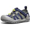 KEEN Knotch Creek, Sandali Unisex - Bambini e ragazzi, Steel Grey/Blue Depths, 25/26 EU