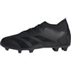adidas Unisex - Bambini Predator Accuracy.3 Firm Ground Boots, Core Black / Core Black / Cloud White, 28 EU
