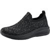 Tamaris Comfort sneaker slip-on da donna da infilare vegani, Nero (Black Uni), 39 EU