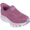 Skechers Women's Go Walk Glide Step 2.0 Annette Hands Free Slip-Ins Sneaker, Mauve/Multi, 7