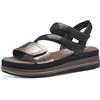 Tamaris Comfort sandali da donna bassi in pelle con chiusura a strappo
