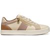 Geox Donna D BLOMIEE Sneaker, Beige, 37 EU, Beige., 37 EU