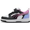PUMA Rebound V6 Lo Jelly Heaven AC+ PS Sneaker, White Black-Intense Lavender, 1.5 UK Bambino, Puma White PUMA Black Intense Lavender, 1.5 UK Child