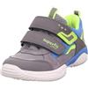 superfit Sneaker Storm da Ragazzo, Grigio Chiaro Giallo 2500, 25 EU